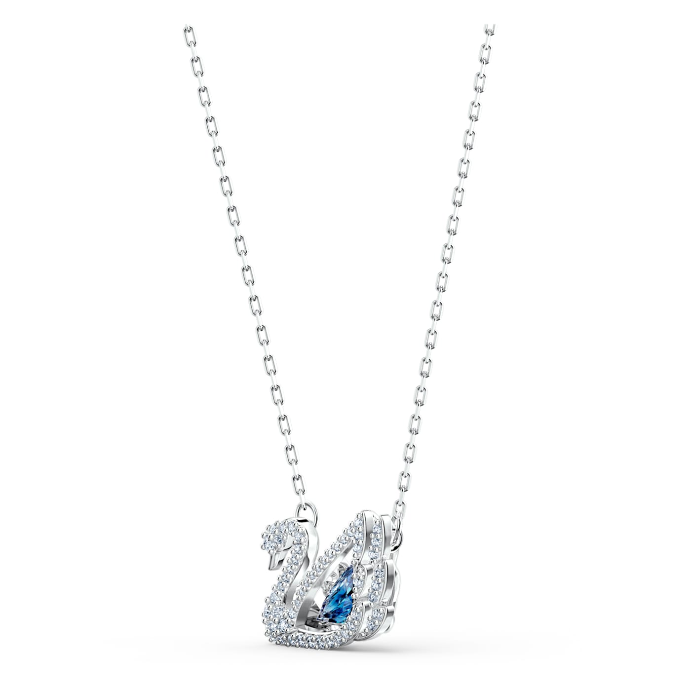 Swarovski Jewelry Dancing Swan Necklace Blue 125th Anniversary 5533397 –  Biggs Ltd