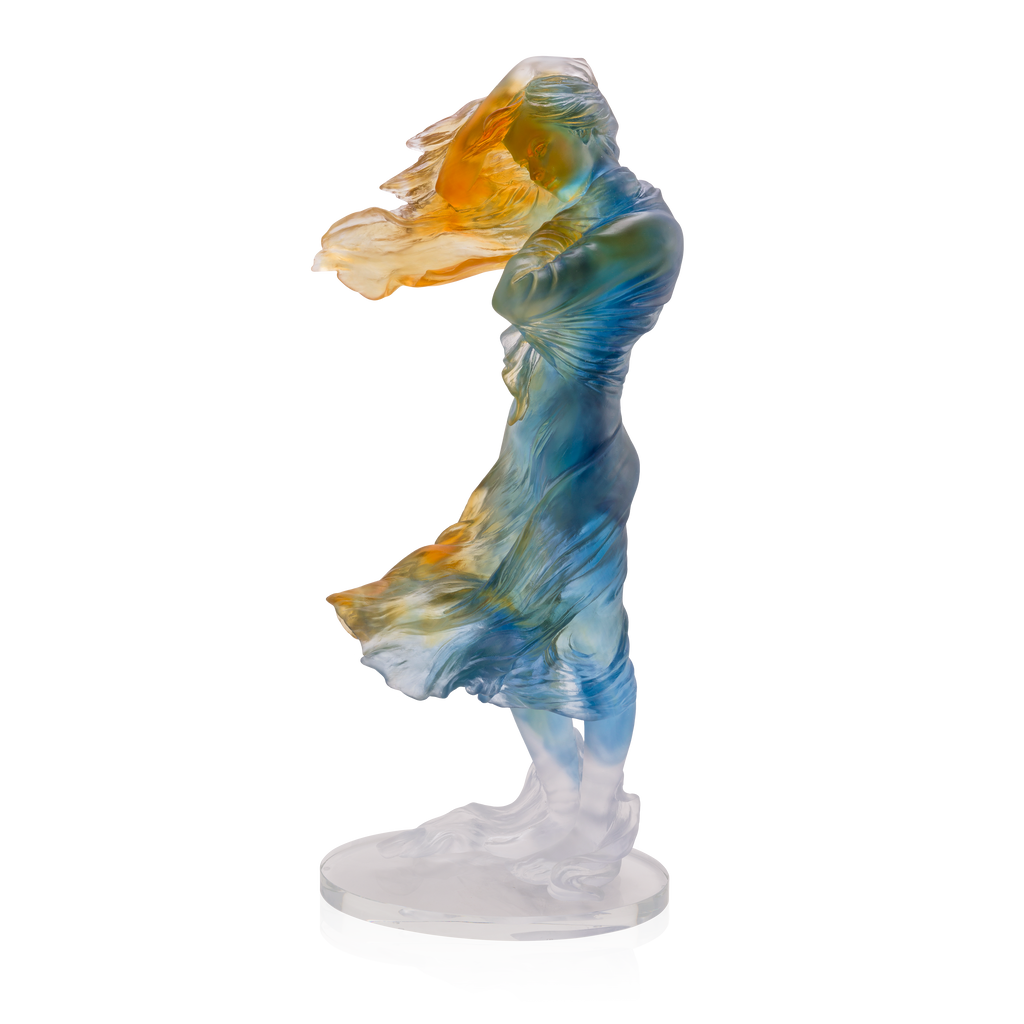 Daum Crystal Vol De Mon Amour Bleu Figurine 05626-1