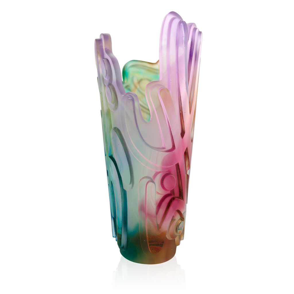 Daum Crystal Rock I Vase 05689