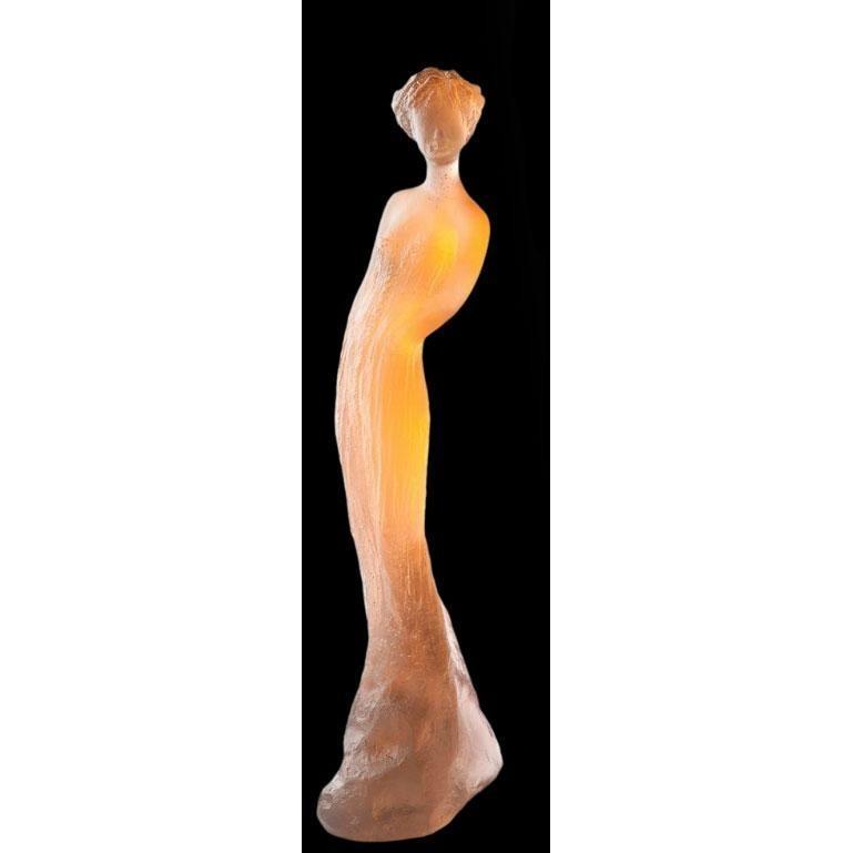 Daum Crystal Amelie Amber Grey  05349-1