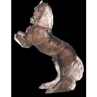 Daum Crystal Balthazar Grey Rose Horse 05152-1