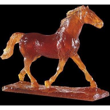 Daum Crystal Brown Trotter 02566-1