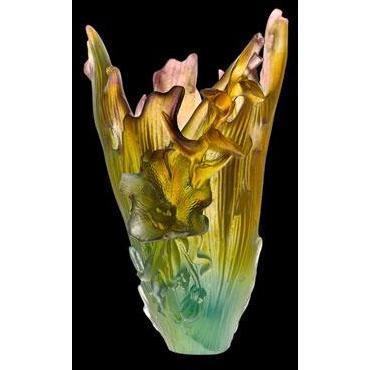 Daum Crystal Cattleya Vase 03765