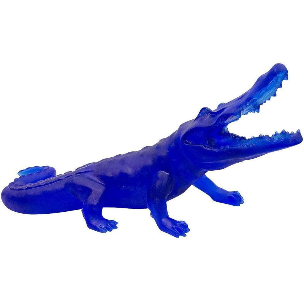 Daum Crystal Crocodile Wild Blue 05325-1