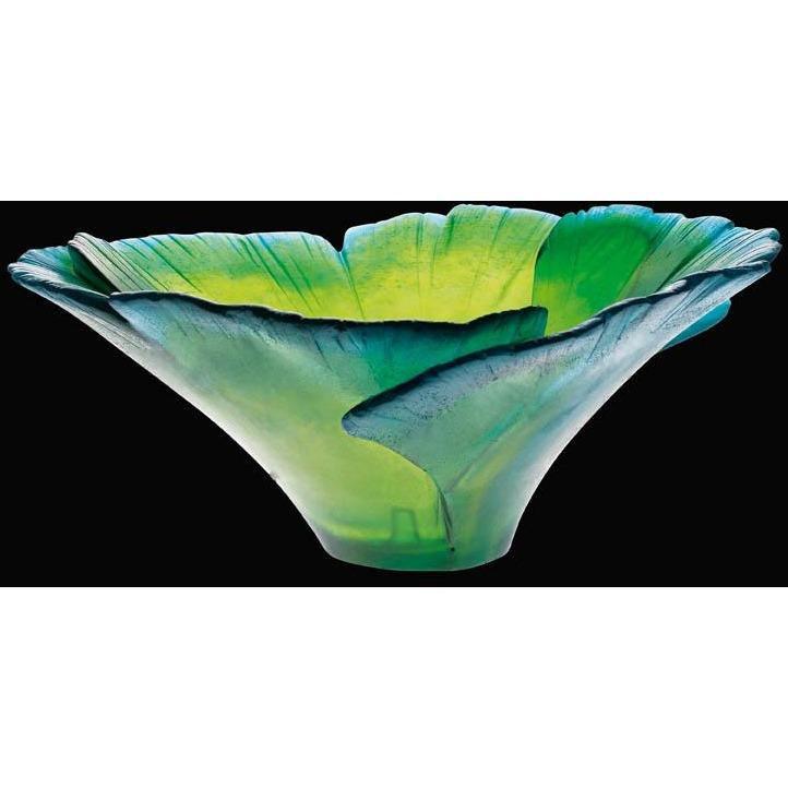 Daum Crystal Ginkgo Bowl 03570