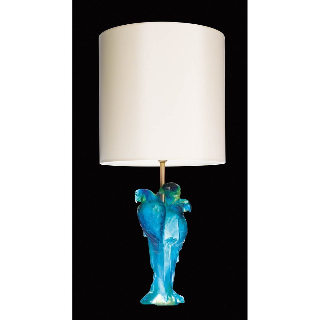 Daum Crystal Macaw Lamp 03271