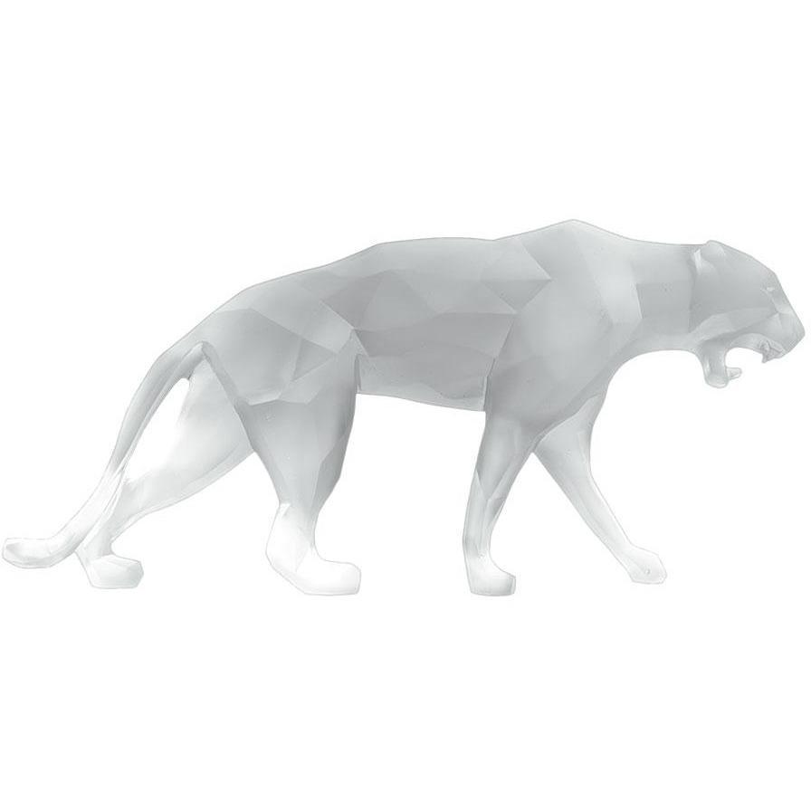 Daum Crystal Panther Wild White Panther 05323