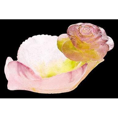 Daum Crystal Roses Mini Bowl 01673