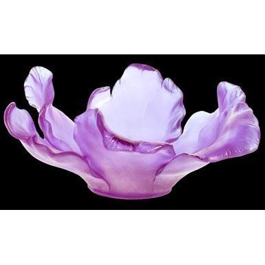 Daum Crystal Tulipe Ultraviolet Bowl 03579-2