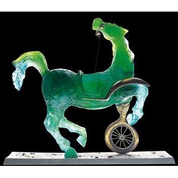 Daum Crystal Velocipede Horse 03098