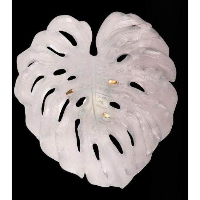 Daum Crystal Wall Leaf Short Fixation Small White  05276-240
