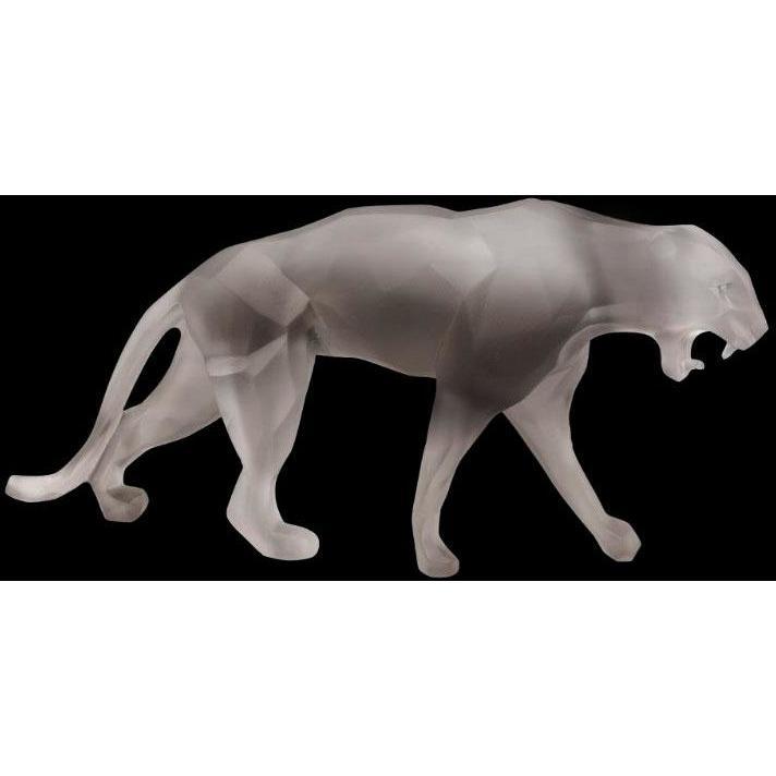 Daum Crystal Wild Panther Small Grey 05335-1