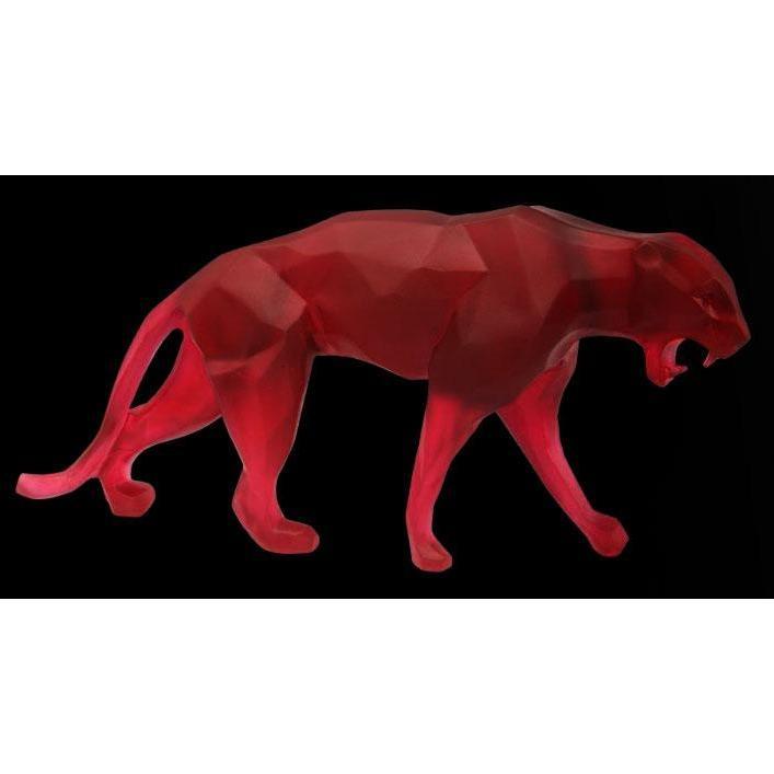 Daum Crystal Wild Panther Small Red 05335-2