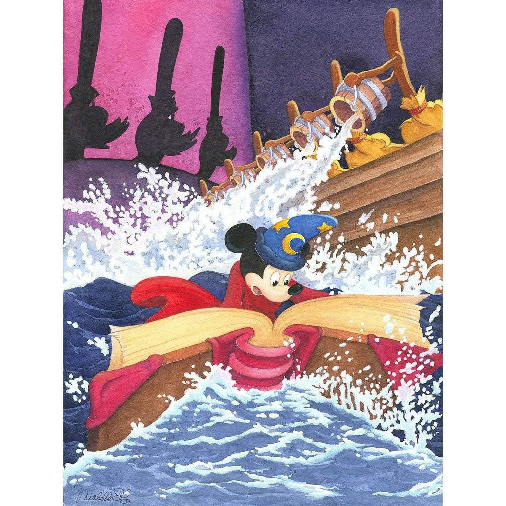 Disney Fine Art A Spell to Stop the Flood