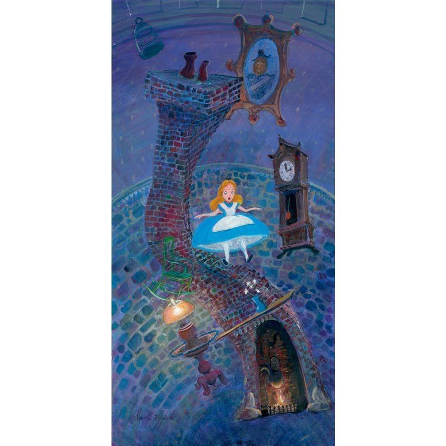 Disney Fine Art Alice Floating Into Wonderland