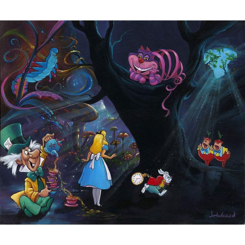 Disney Fine Art Alice in the Rabbit Hole