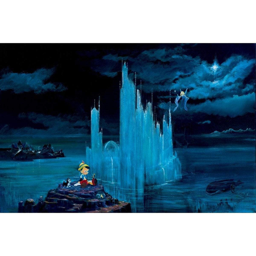 Disney Fine Art Blue Castle