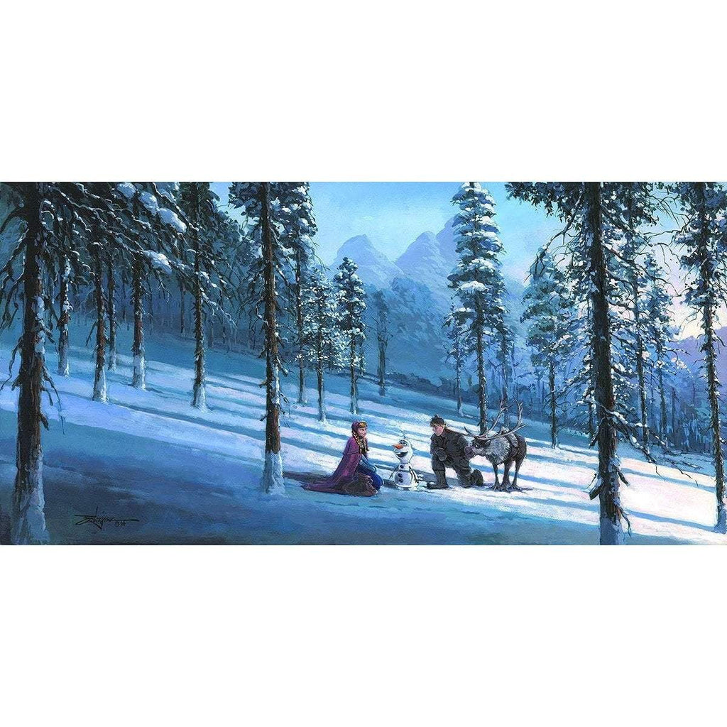 Disney Fine Art Cold Winter's Day Premiere Edition
