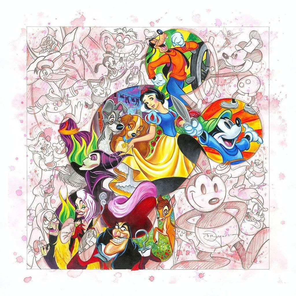 Disney Fine Art Colorful Characters