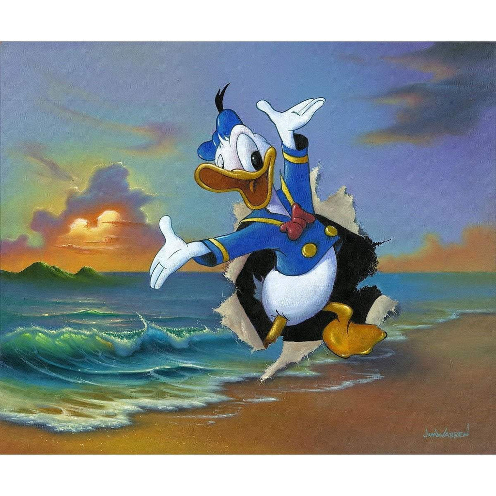 Disney Fine Art Donald's Grand Entrance