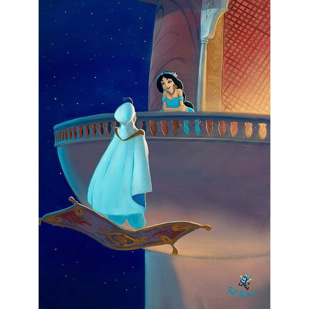 Disney Fine Art Falling for Aladdin