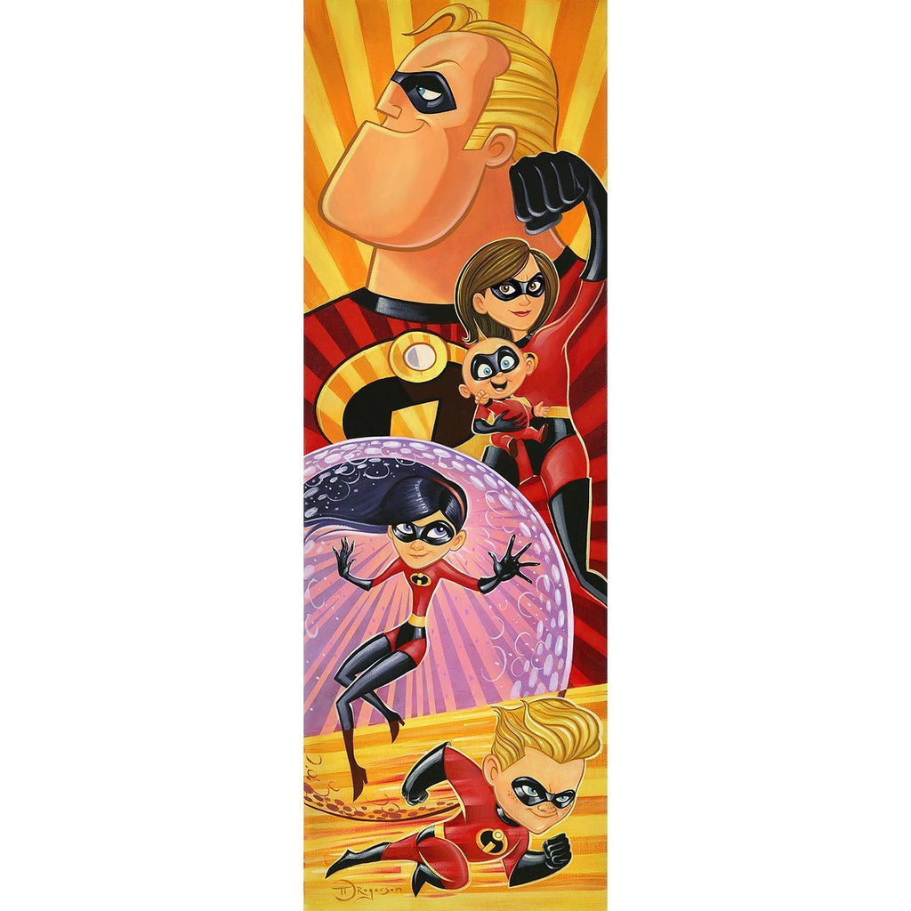 Disney Fine Art Incredibles to the Rescue
