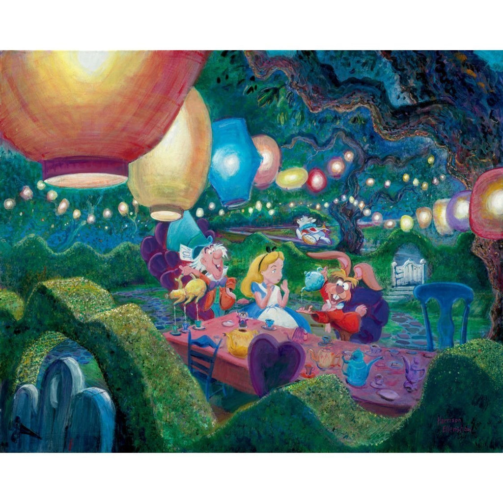 Disney Fine Art Mad Hatter's Tea Party