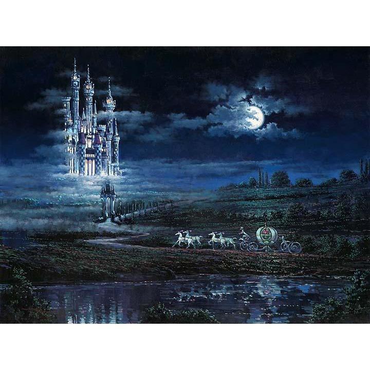 Disney Fine Art Moonlit Castle