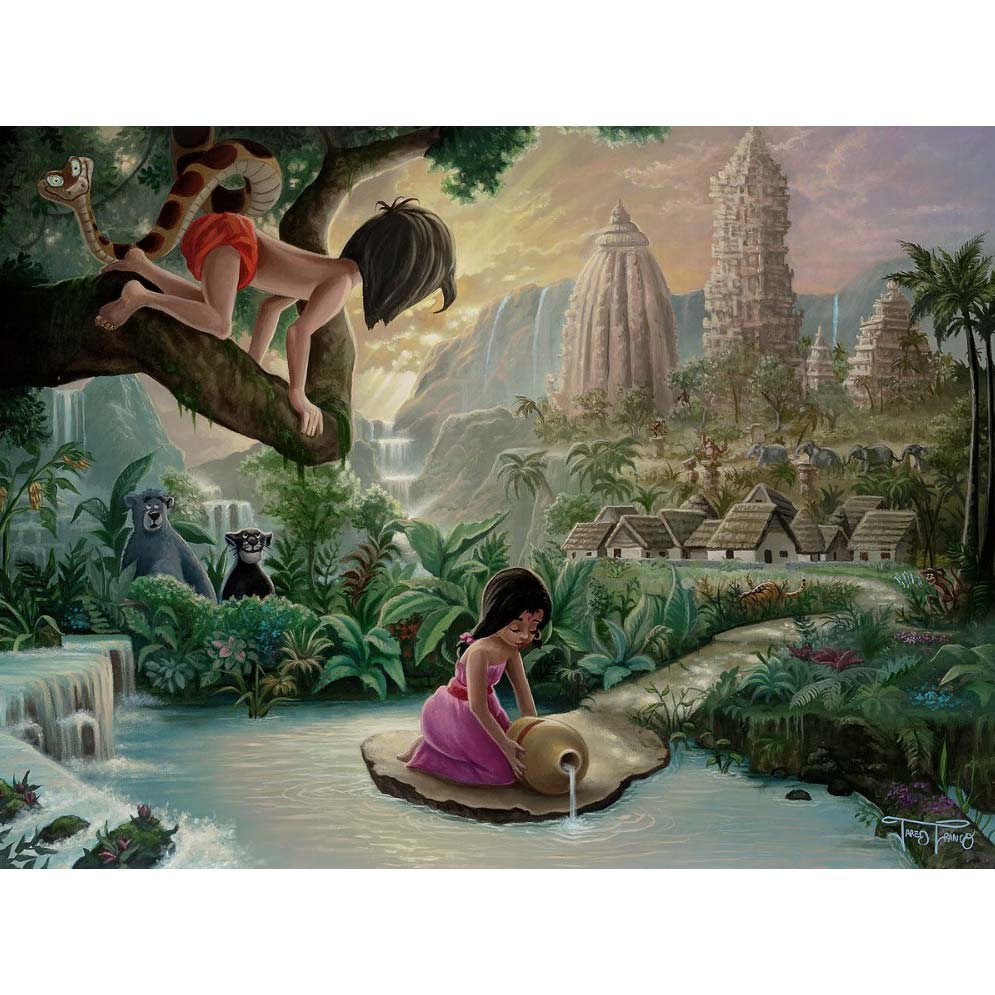 Disney Fine Art - Mowgli's Neighborhood