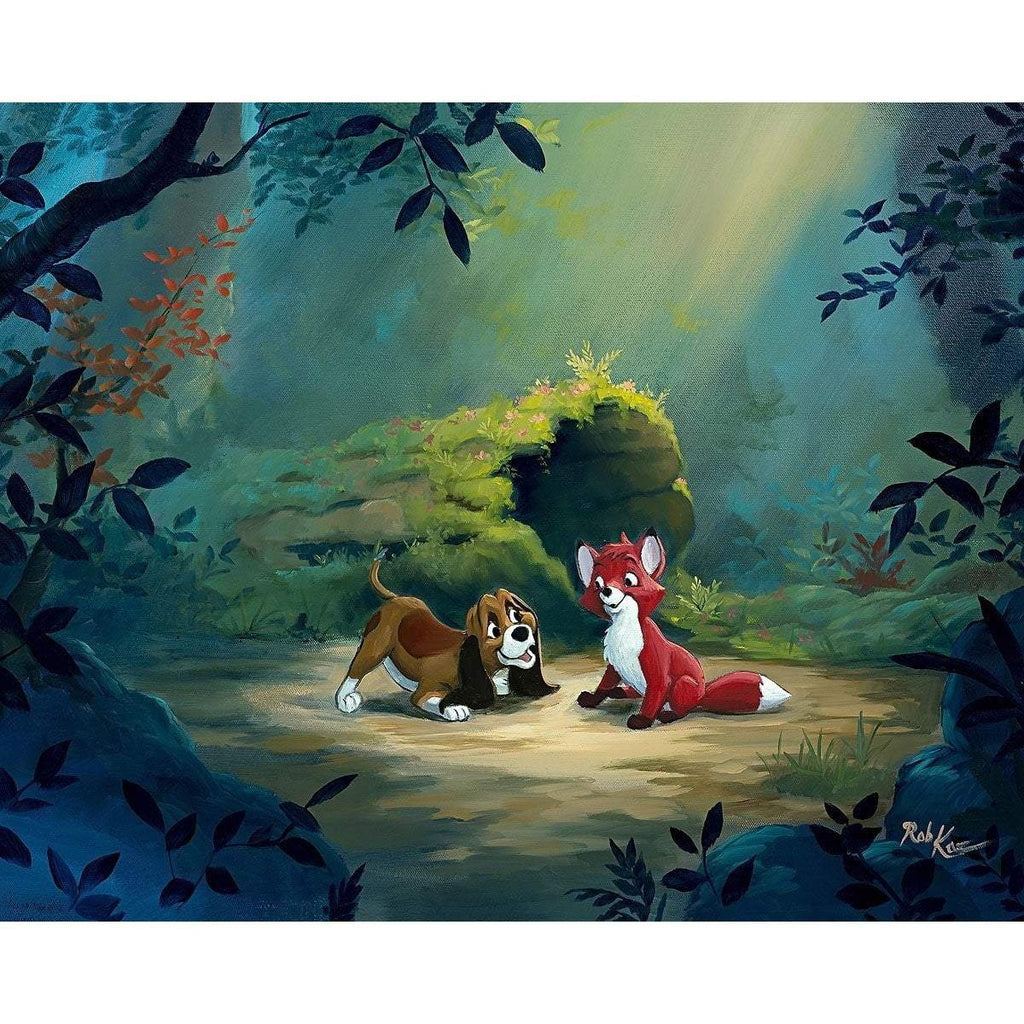 Disney Fine Art New Found Friend In The Forest