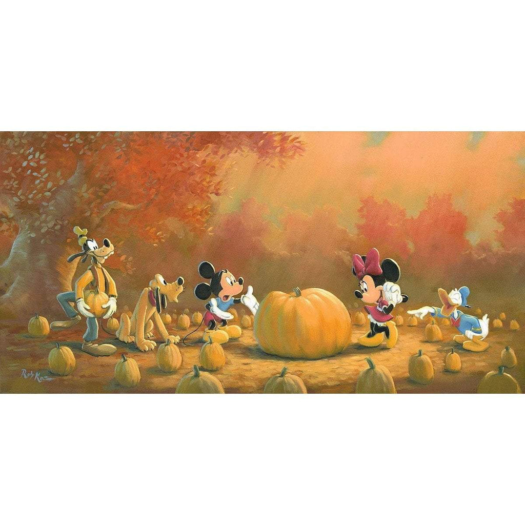 Disney Fine Art Picking the Perfect Pumpkin