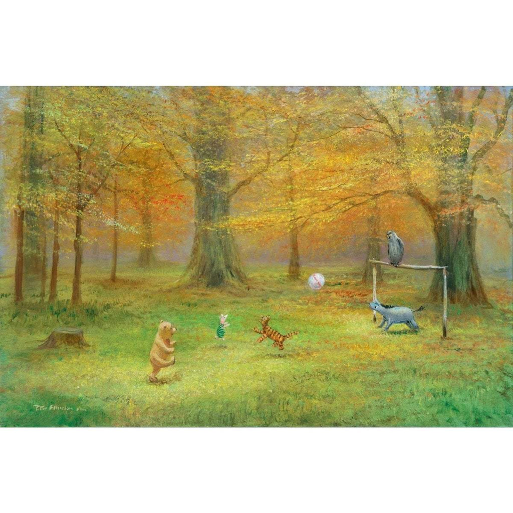 Disney Fine Art Pooh Soccer