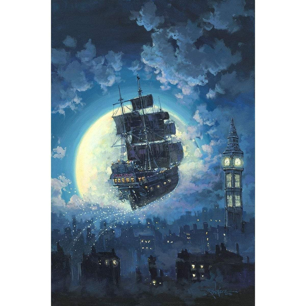 Disney Fine Art Sailing Into The Moon
