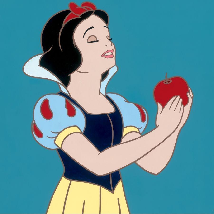 Disney Fine Art Snow White with Apple