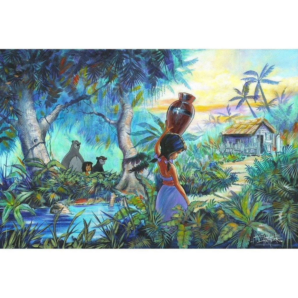 Disney Fine Art The Girl By The Stream