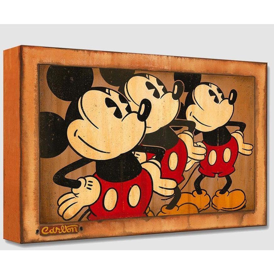 Disney Fine Art Three Vintage Mickeys