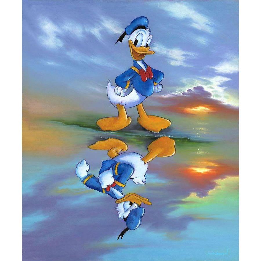 Disney Fine Art Two Sides Of Donald