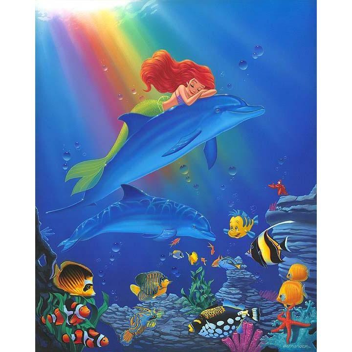 Disney Fine Art Underwater Dreamer