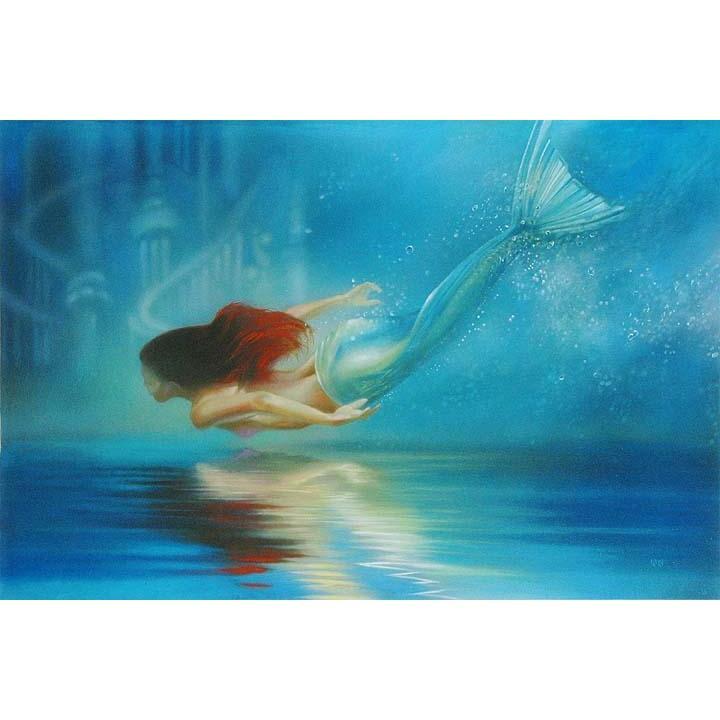 Disney Fine Art Underwater Princess