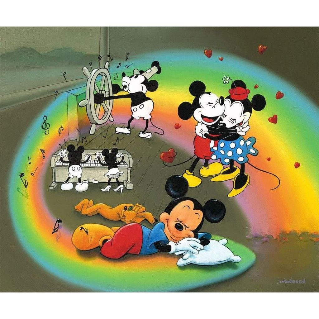 Disney Fine Art What Does Mickey Dream