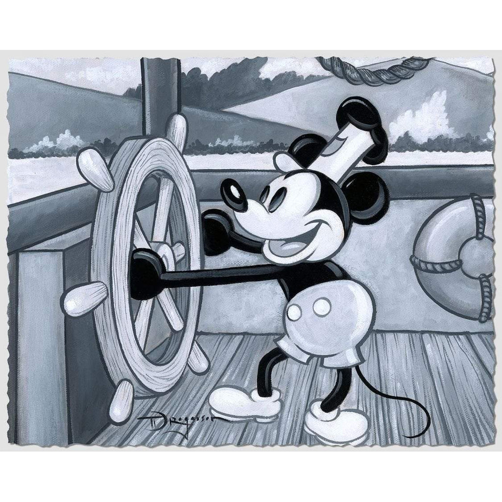 Disney Fine Art Willie at the Helm