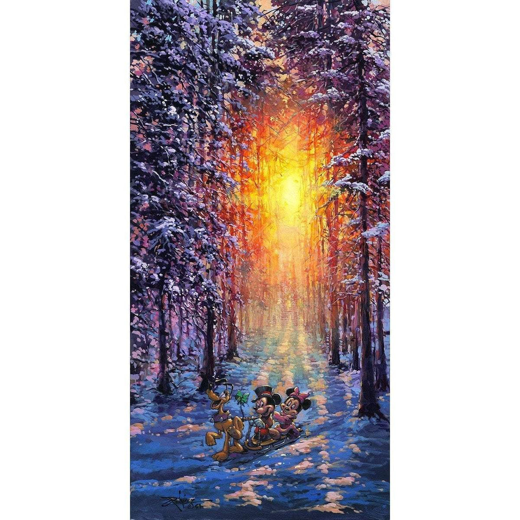 Disney Fine Art Winter Sleigh Ride