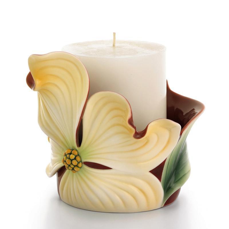 Franz Collection Autumn Memories Dogwood Candleholder FZ01666