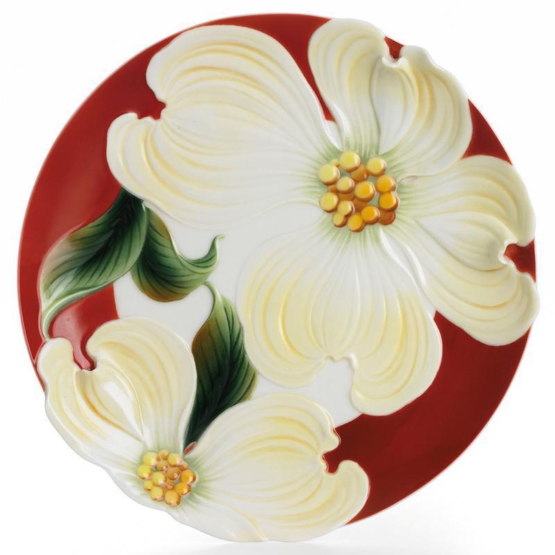 Franz Collection Autumn Memories Dogwood Platter FZ01667