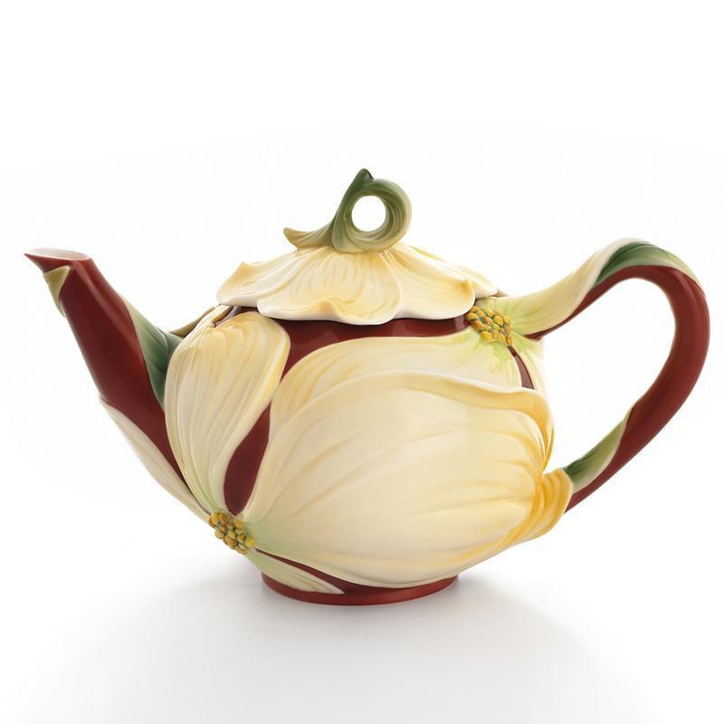 Franz Collection Autumn Memories Dogwood Teapot FZ01662