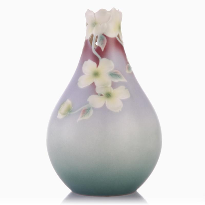 Franz Collection Autumn Memories Dogwood Teardrop Vase XP1812