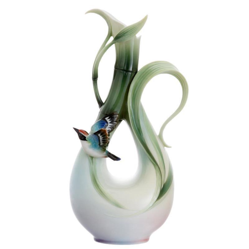 Franz Collection Bamboo Song Bird Pitcher FZ00569