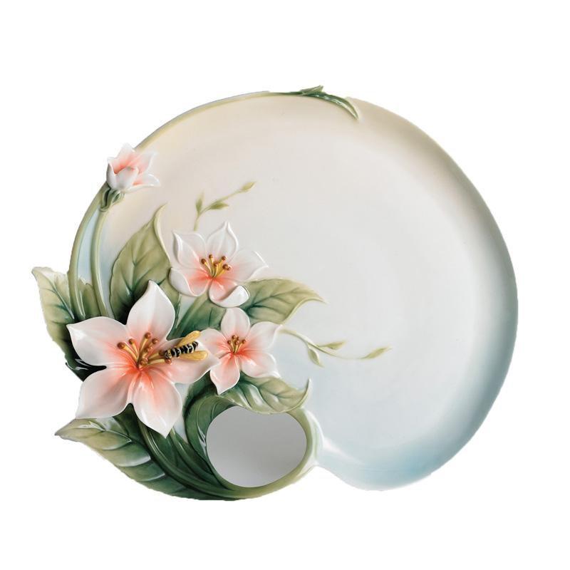 Franz Collection Bee & Apple Plate FZ00639