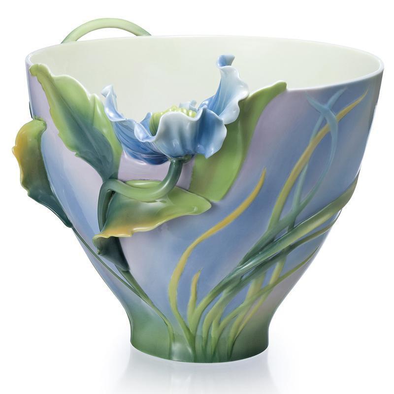 Franz Collection Blue Poppy Large Bowl FZ01436