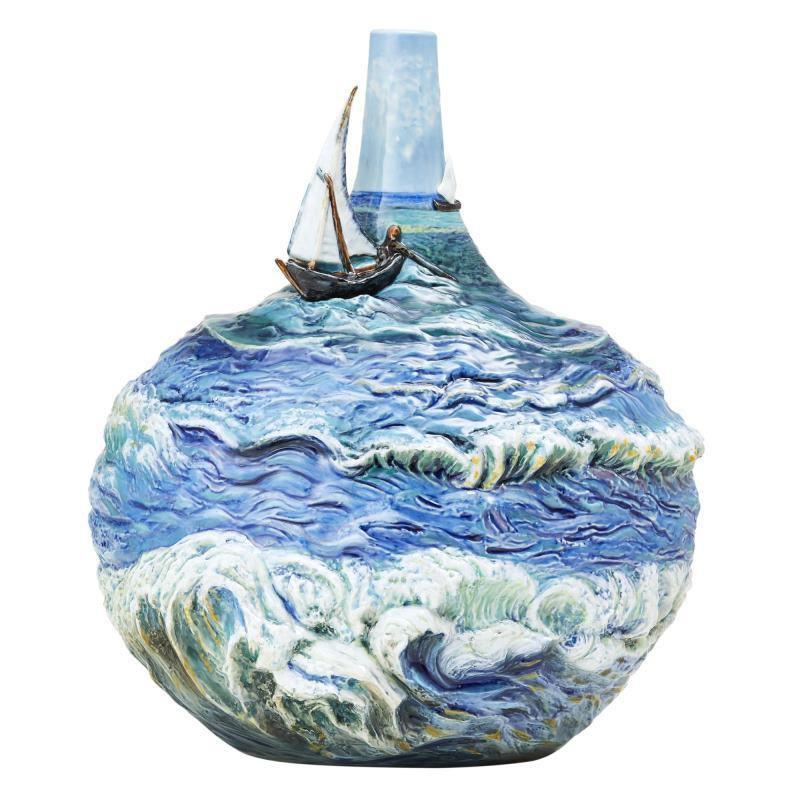 Franz Collection Boundless Ocean Vase FZ03690